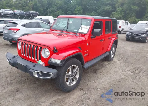 2018 Jeep Wrangler Unlimited Sahara 4X4 z USA, uszkodzony, nr VIN 1C4HJXEG6JW204105